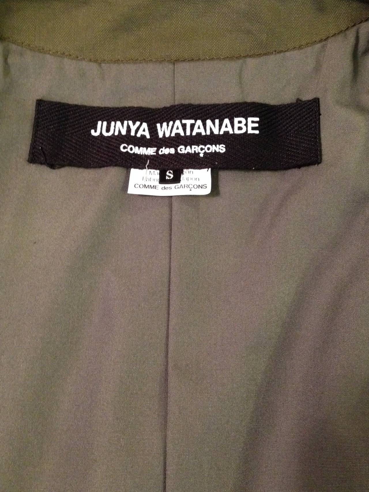 Junya Watanabe Comme des Garcons Olive Army Jacket 3