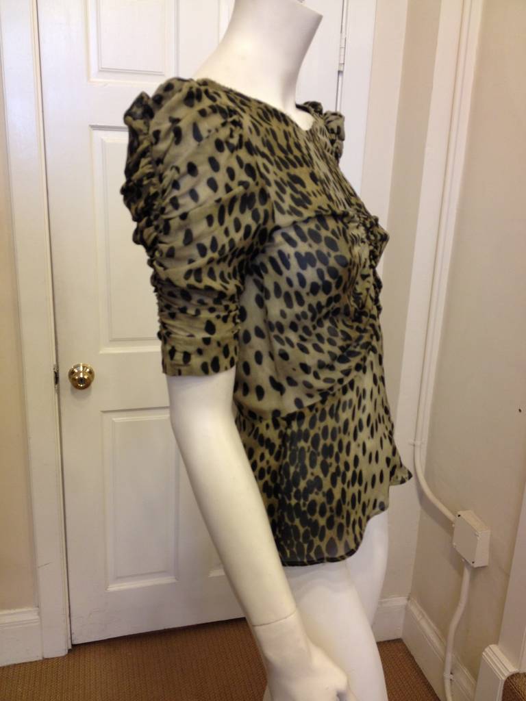 isabel marant leopard dress