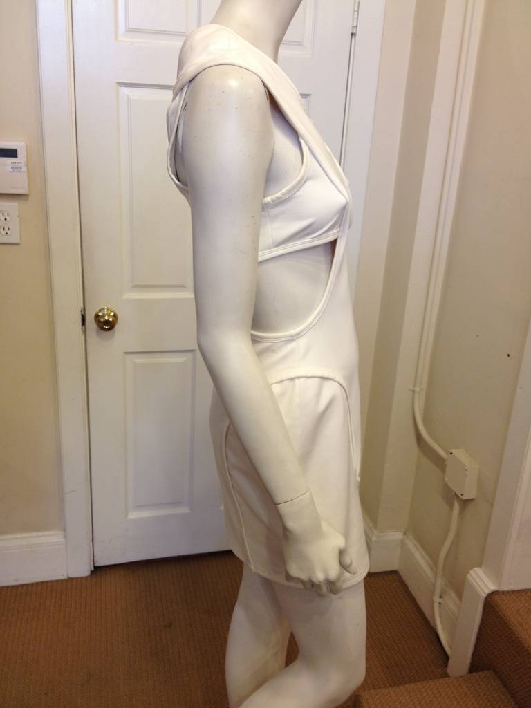 Women's Alexander Wang White Neoprene Dress