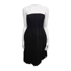 Loewe Black Strapless Dress
