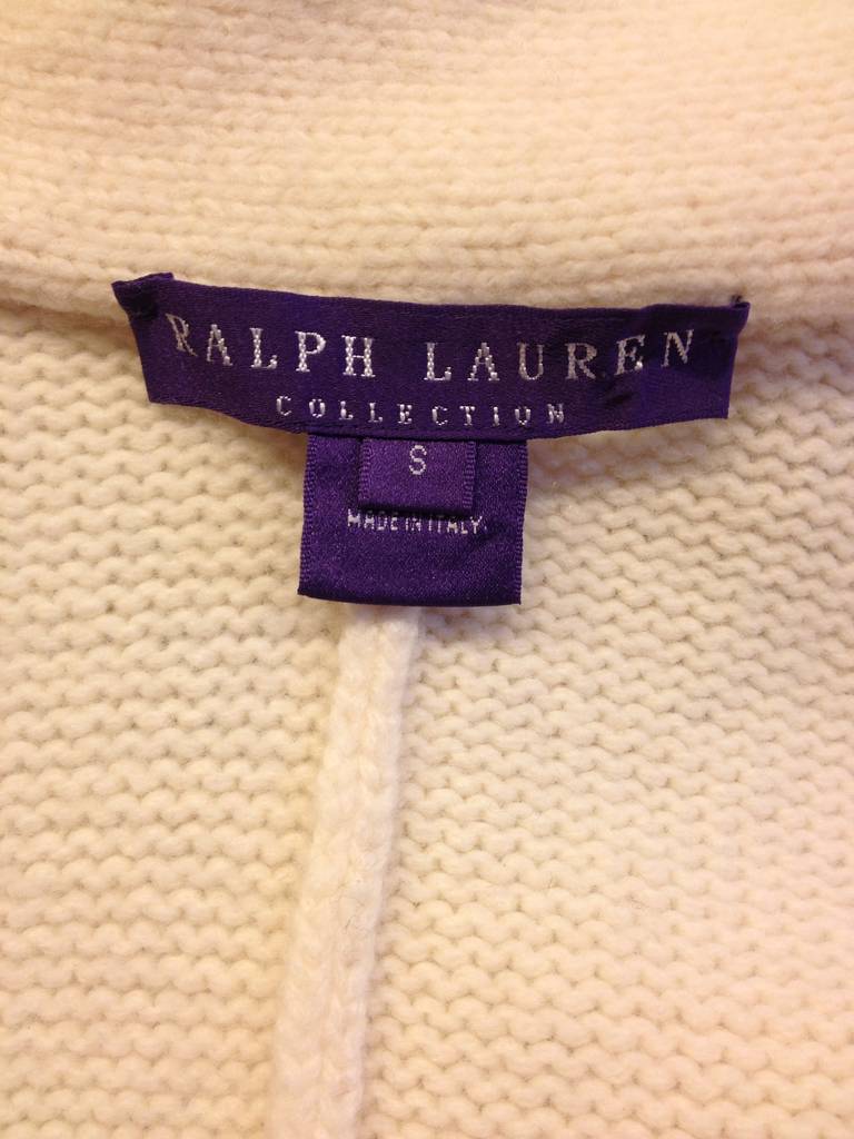 Ralph Lauren Cream Knit Cape 2