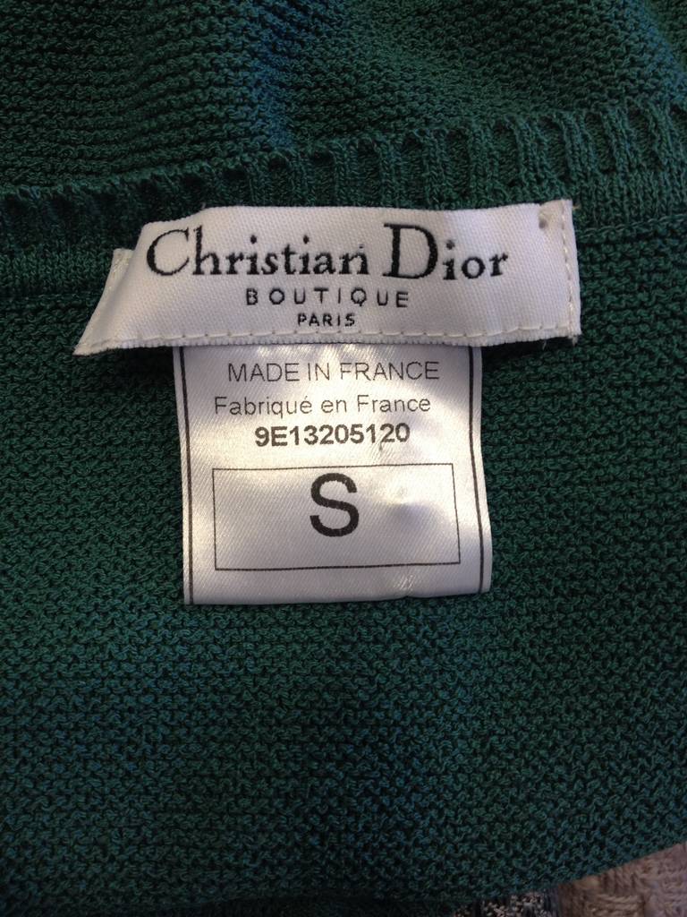 Christian Dior Teal Lace Twinset 2