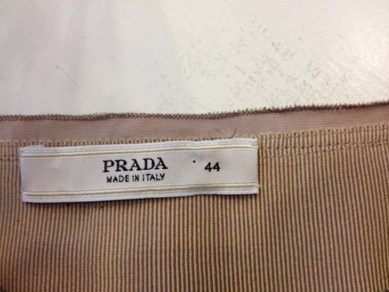 Prada Mauve Skirt with Beaded Hem 2