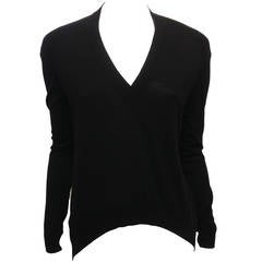 Givenchy Black V-neck Sweater