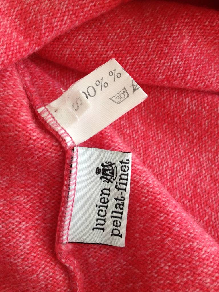 Lucien Pellat-Finet Pink Cashmere Sweater 1