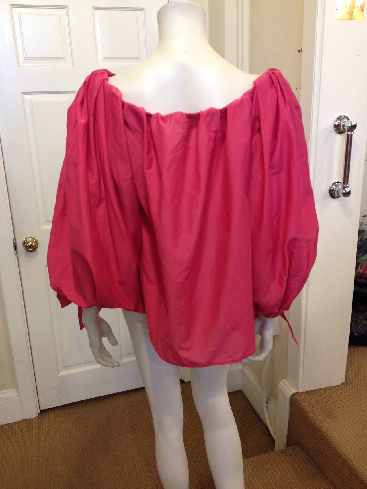 Yves Laurent Pink Boatneck Blouse At 1stdibs yves laurent pink boatneck blouse at 1stdibs