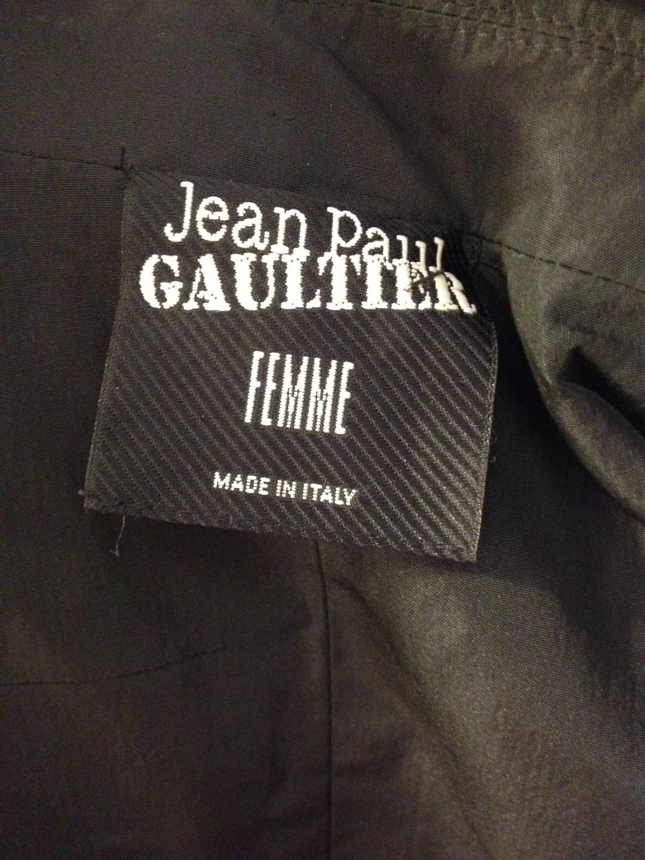Jean Paul Gaultier Black Tailcoat Jacket 4