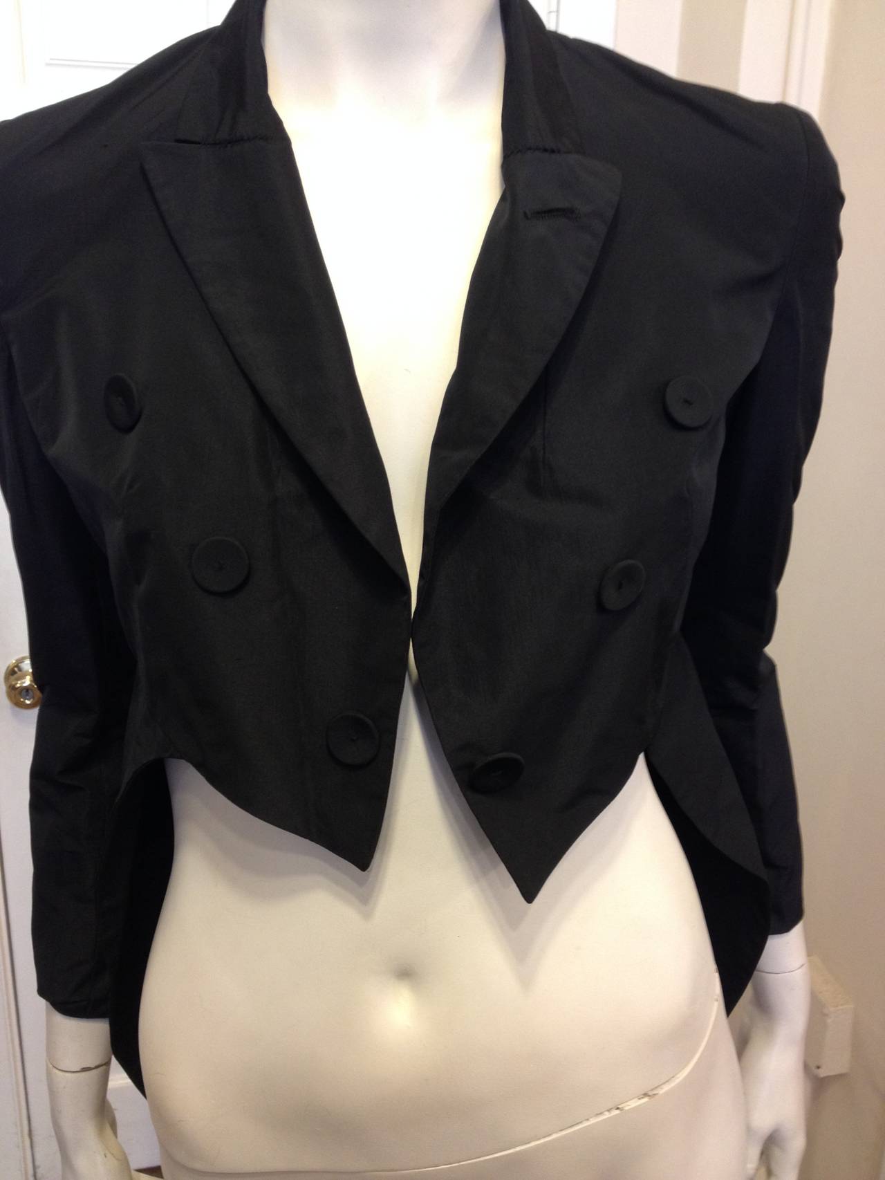 Jean Paul Gaultier Black Tailcoat Jacket In Excellent Condition In San Francisco, CA