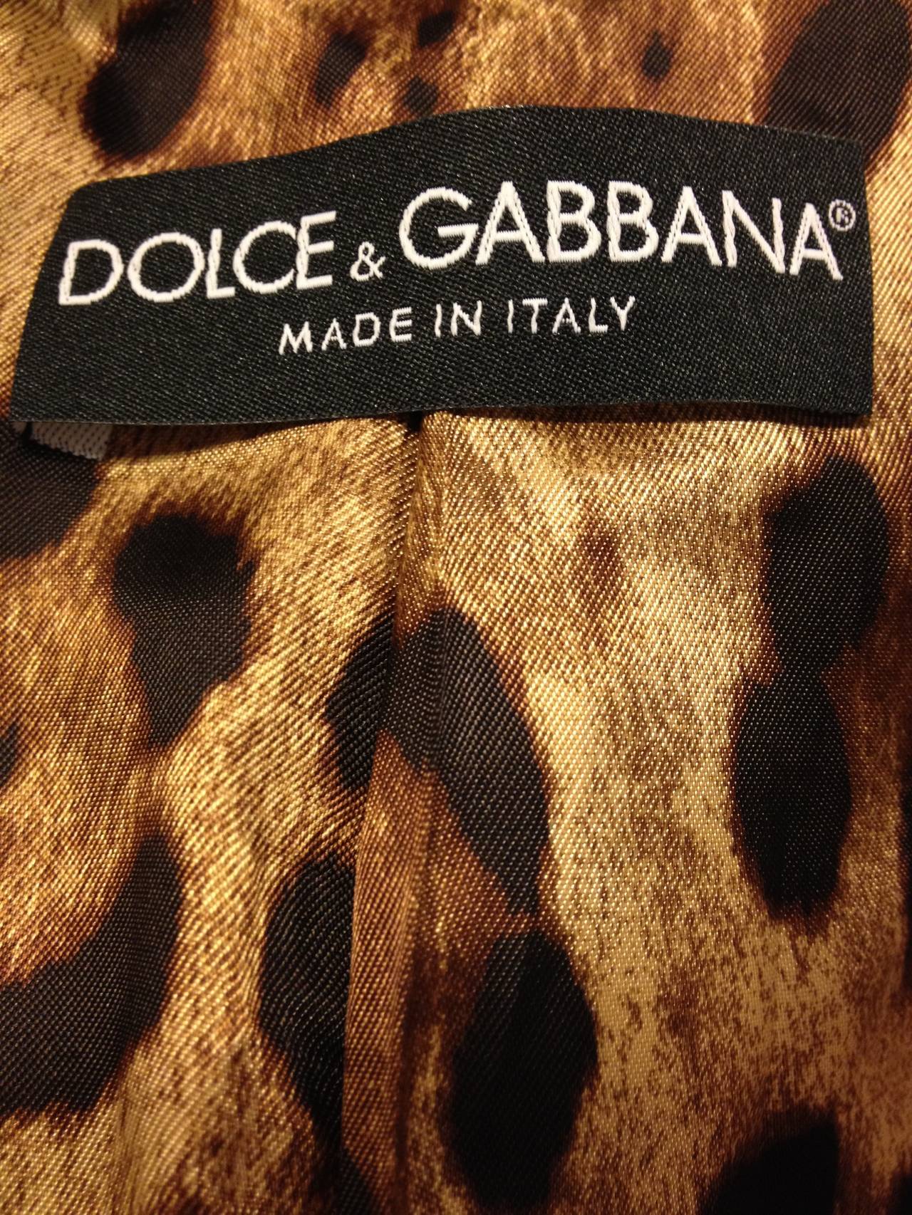 Dolce & Gabbana Grey Coat with Ruffles 4