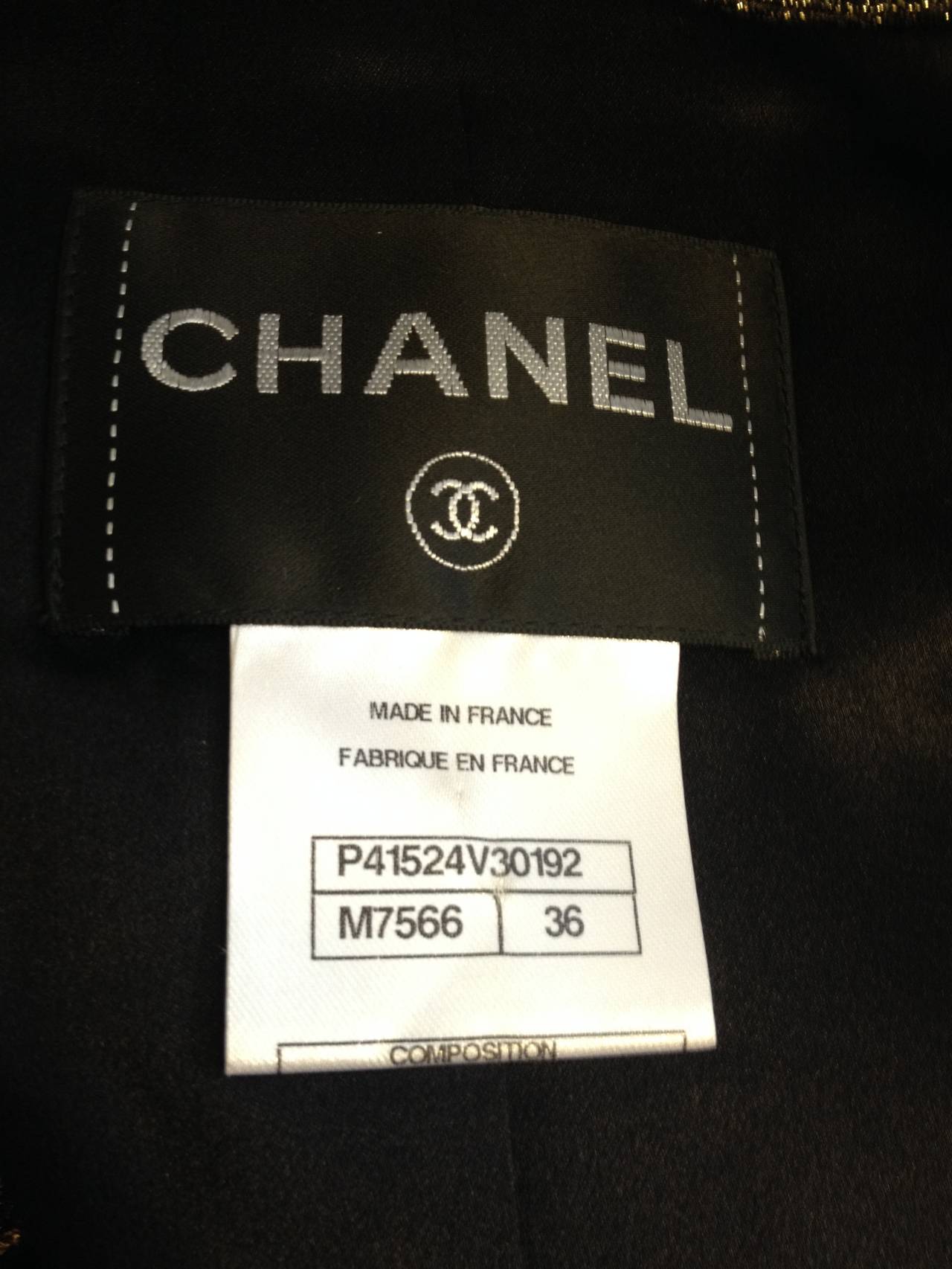 Chanel Dark Green Jacket with Gold Buttons 2