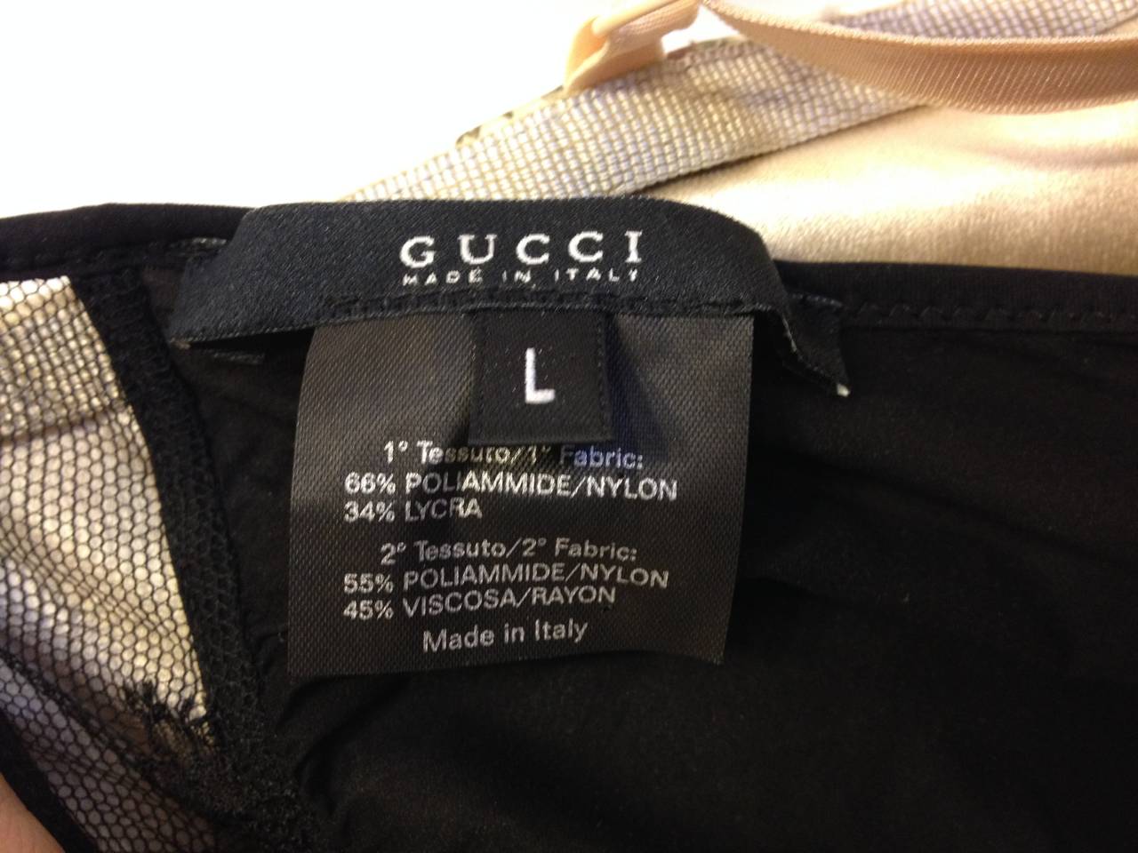 Gucci Black Lace Camisole In Excellent Condition In San Francisco, CA