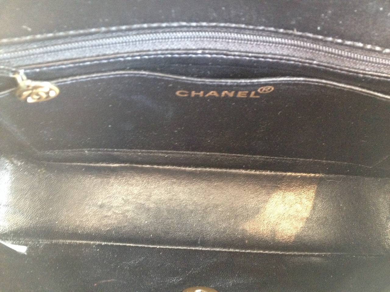 Chanel Black Classic Flap with Black Chain 2