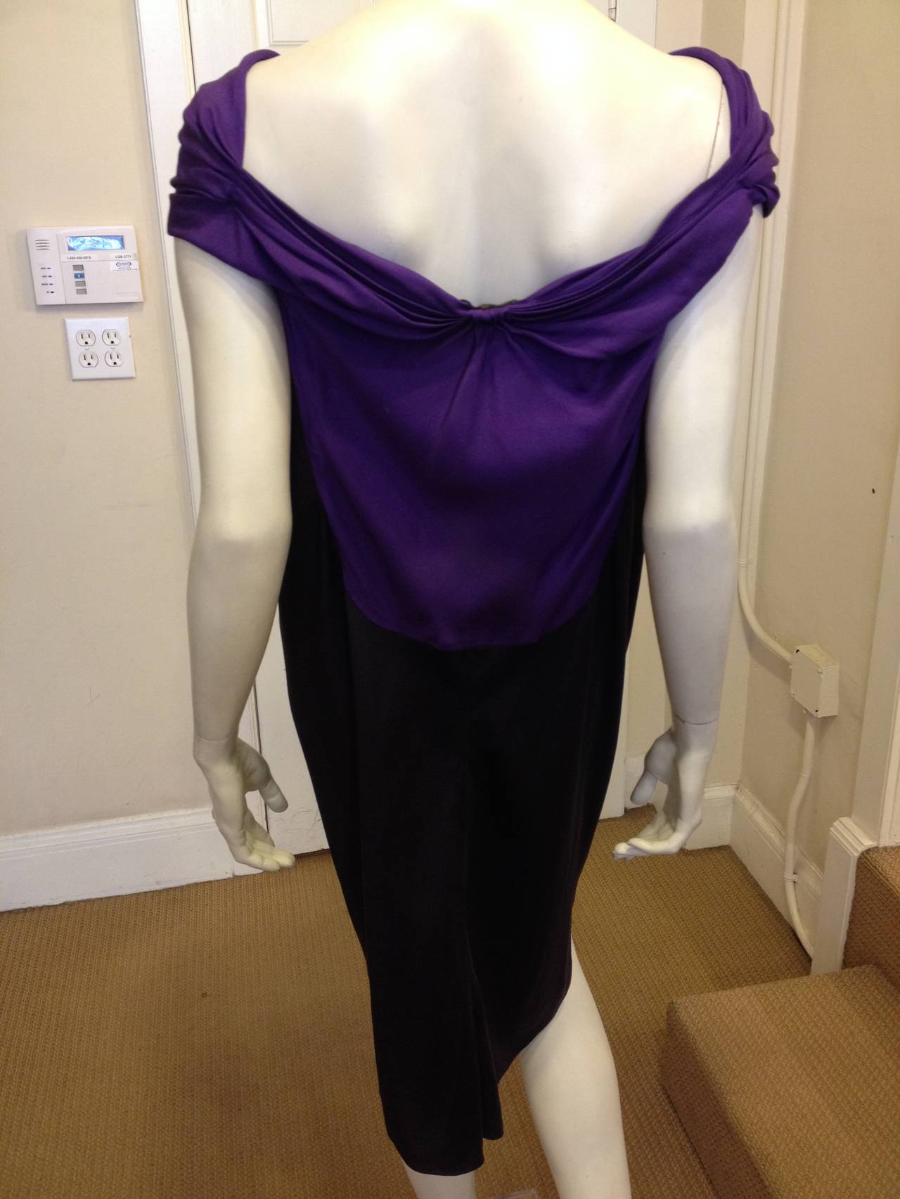 Women's Vera Wang Purple Pleated Dress