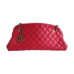 Chanel Red Quilted Bag