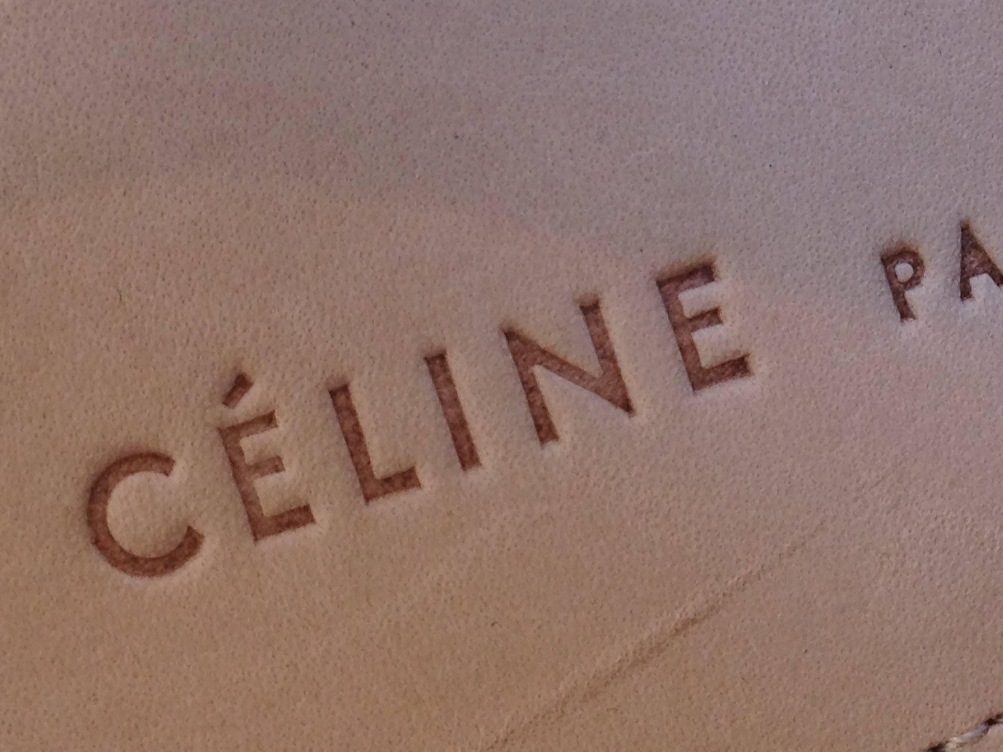 Celine Black Satin Cutout Heels 4