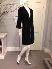 Chanel Black Cashmere Long Cardigan Size 34 (2)