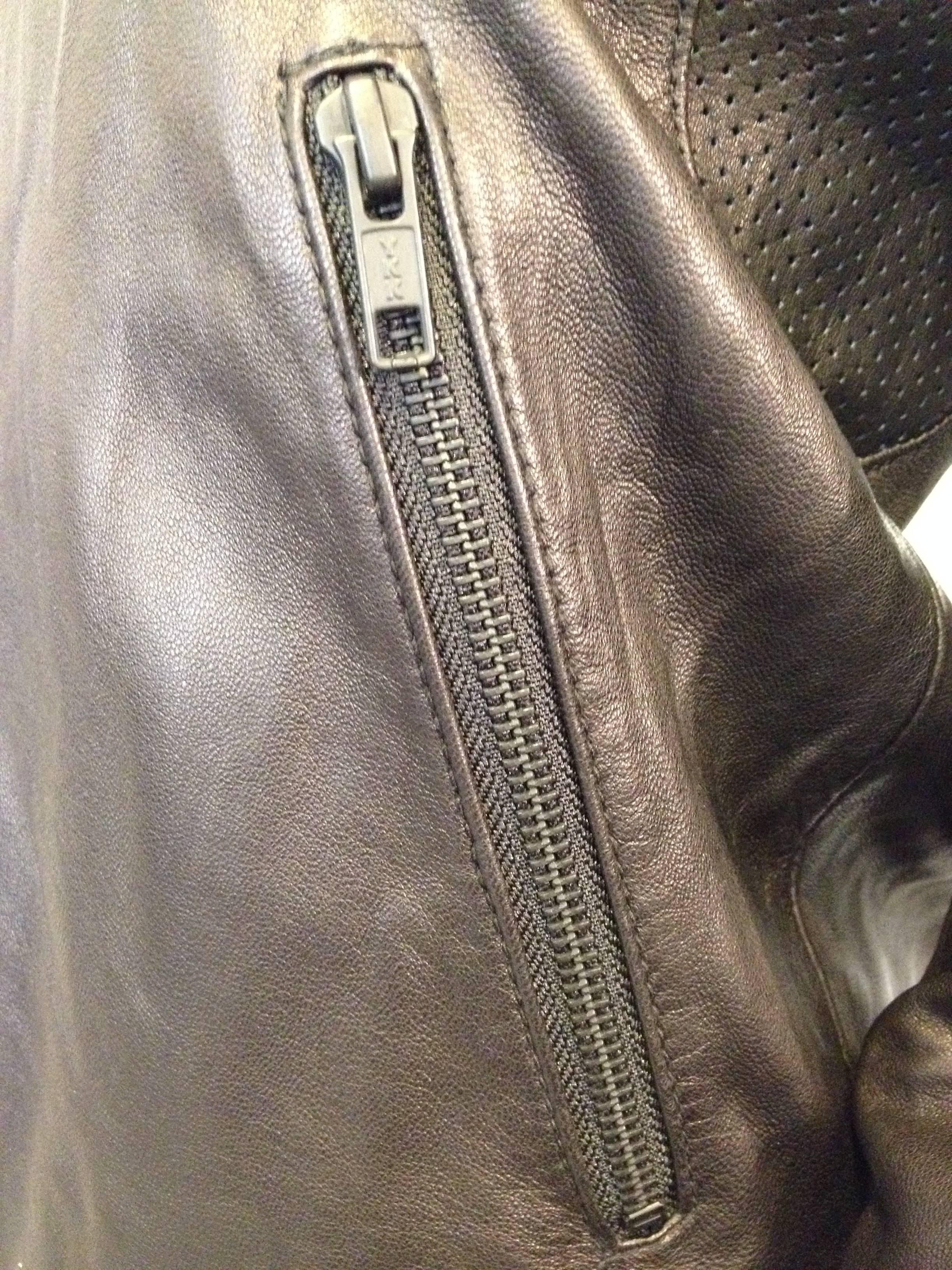 LGB Black Leather Hooded Bomber Jacket 4