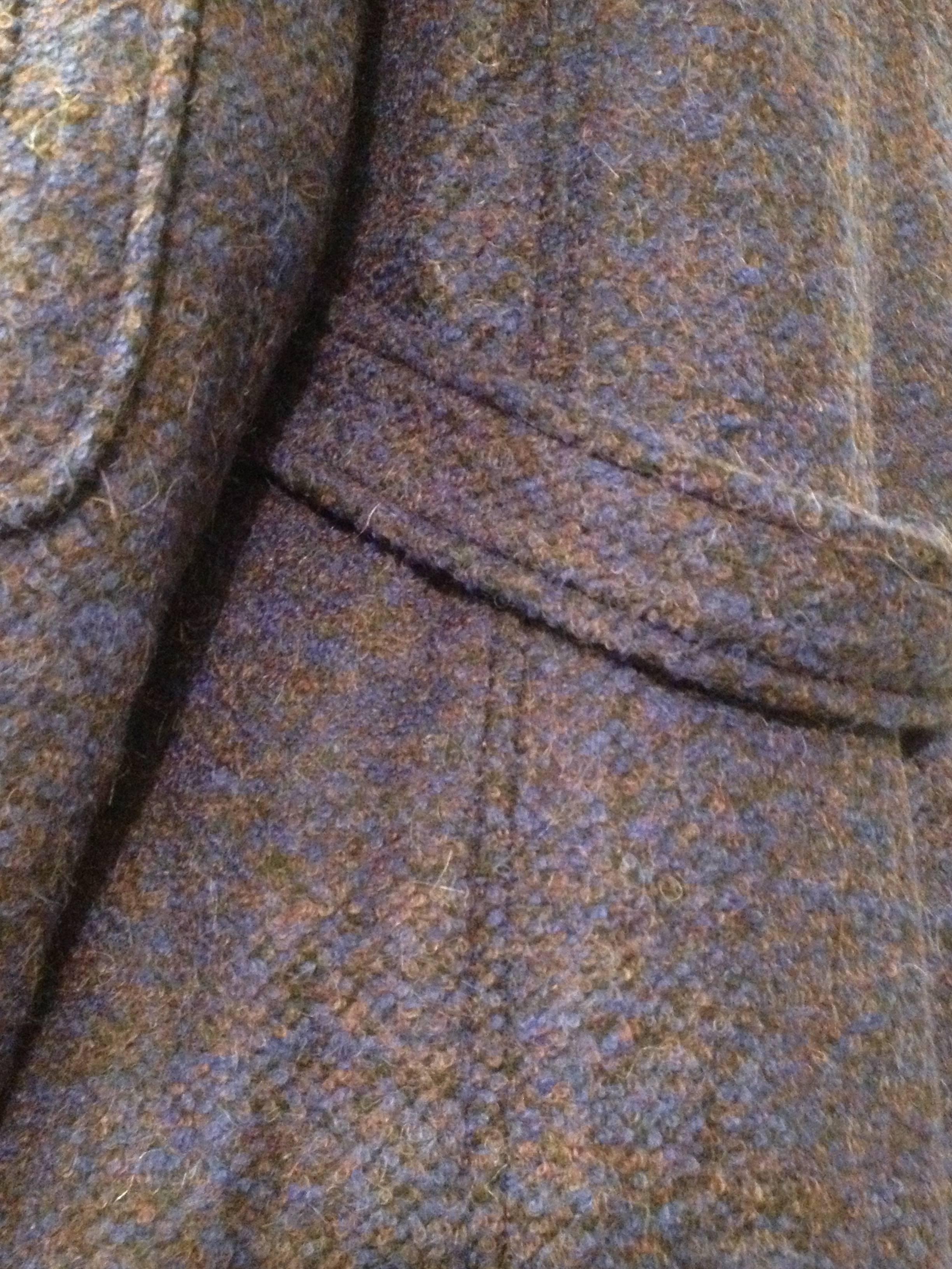 Proenza Schouler Royal Purple Tweed Coat Size 4 2