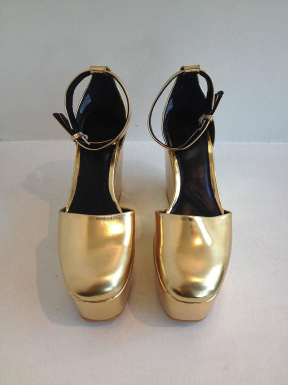 celine gold shoes