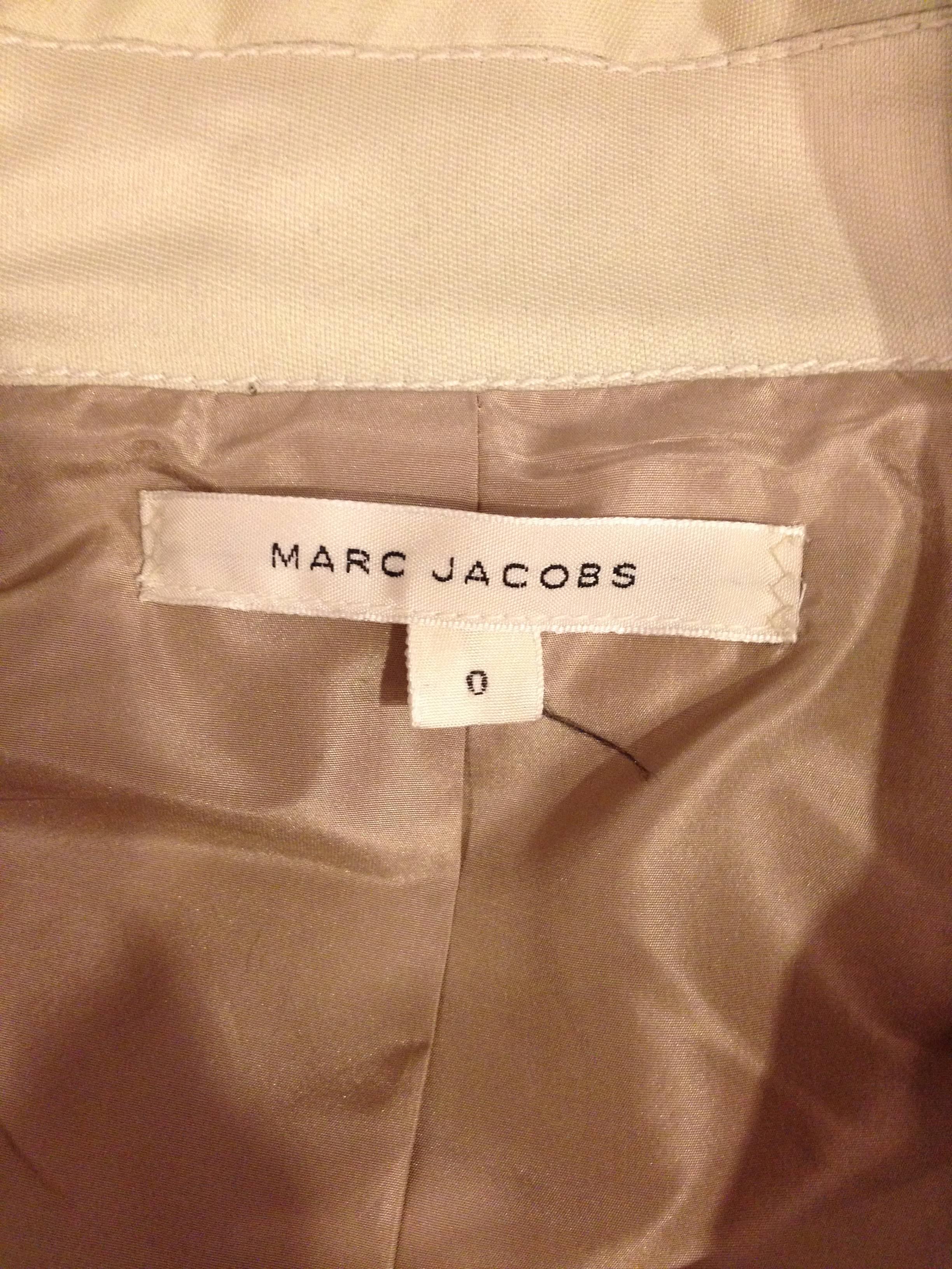 Marc Jacobs Champagne Cropped Jacket 6