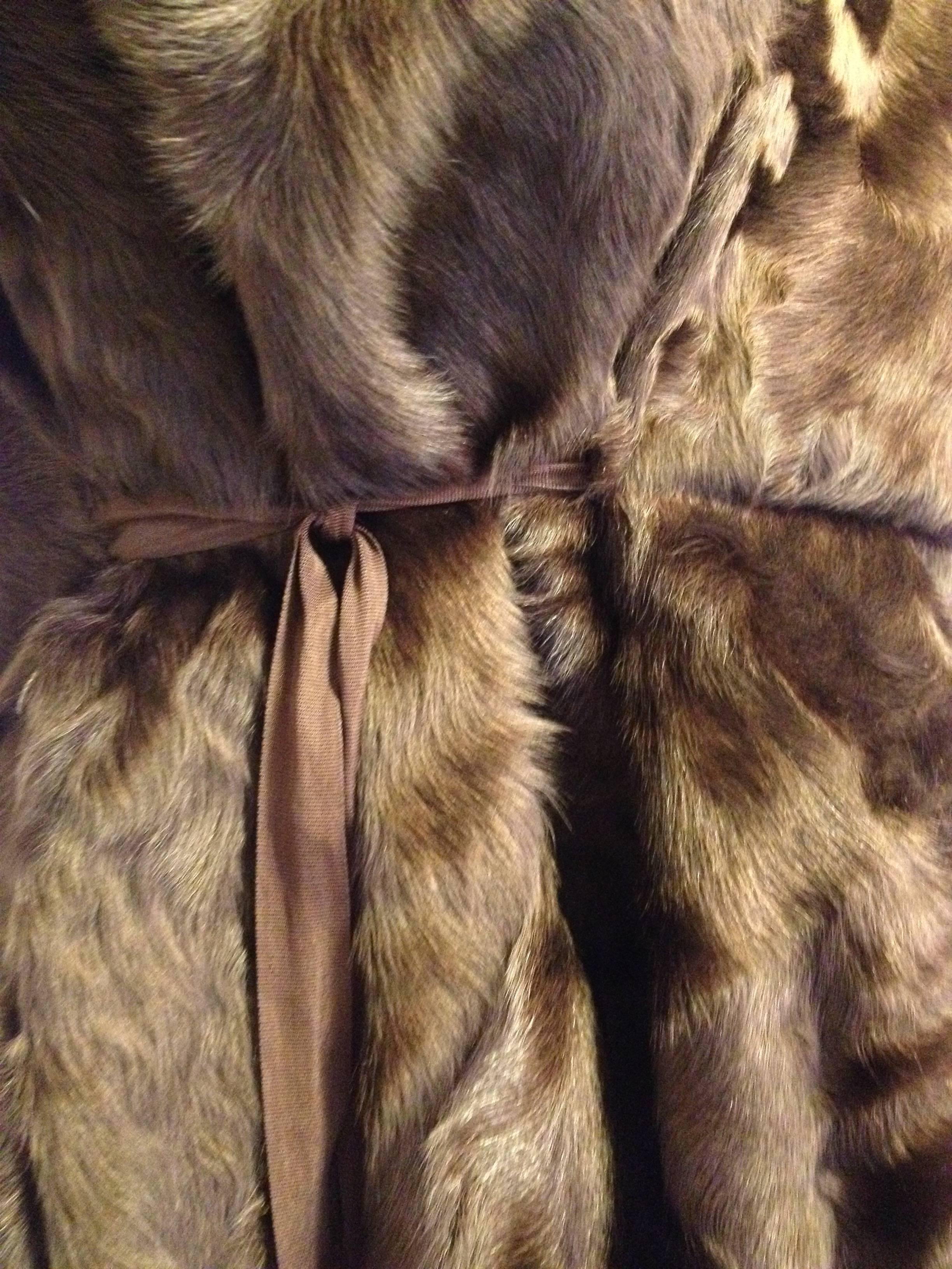 Marni Brown Lamb Fur Top Size 40 (4) 1