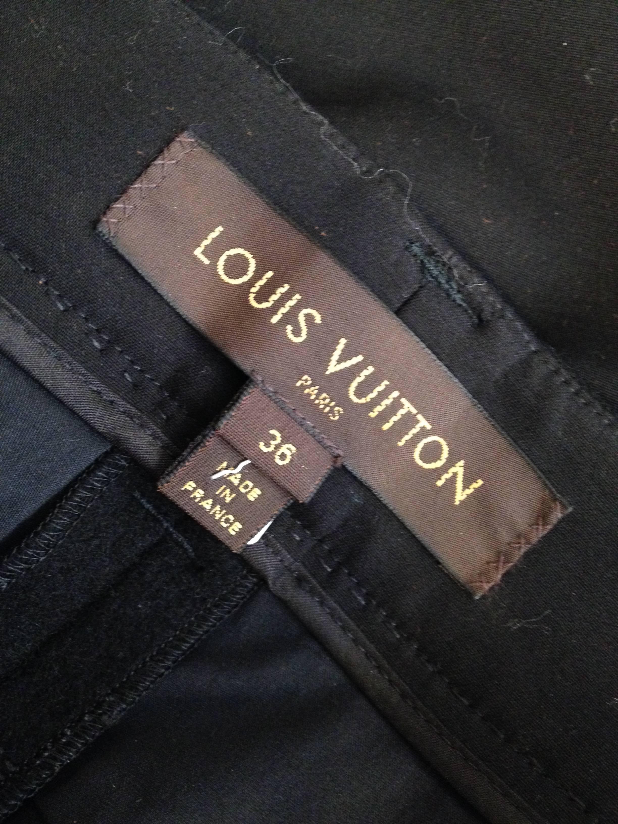 Louis Vuitton Black Cargo Pants Size 36 (4) 2