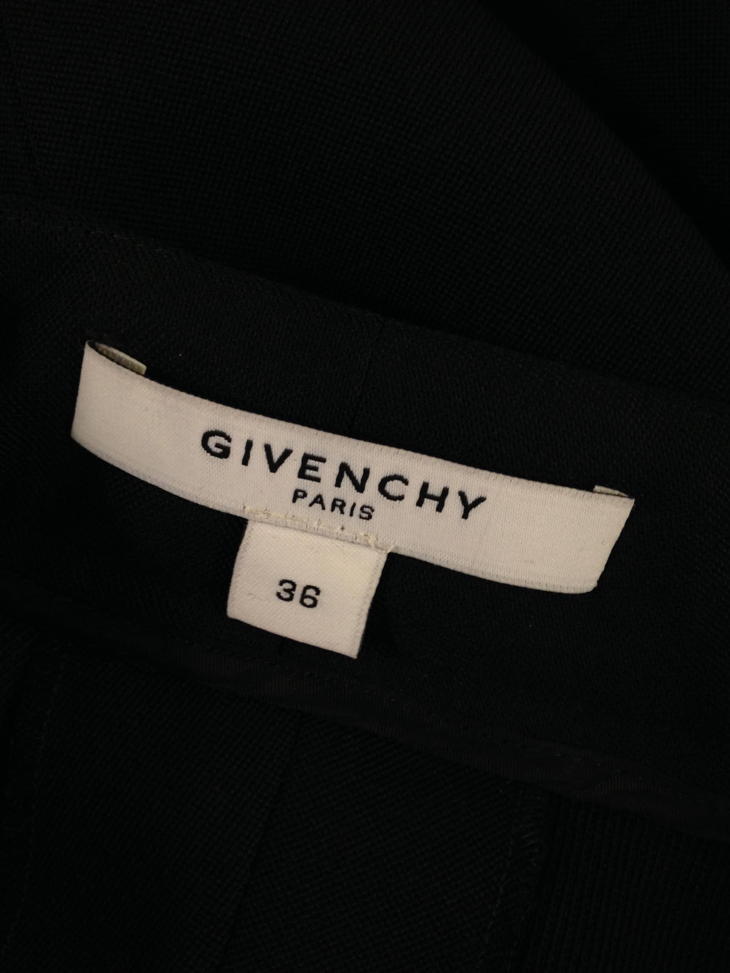 Givenchy Black Wool Pant with Tailcoat Hem 5