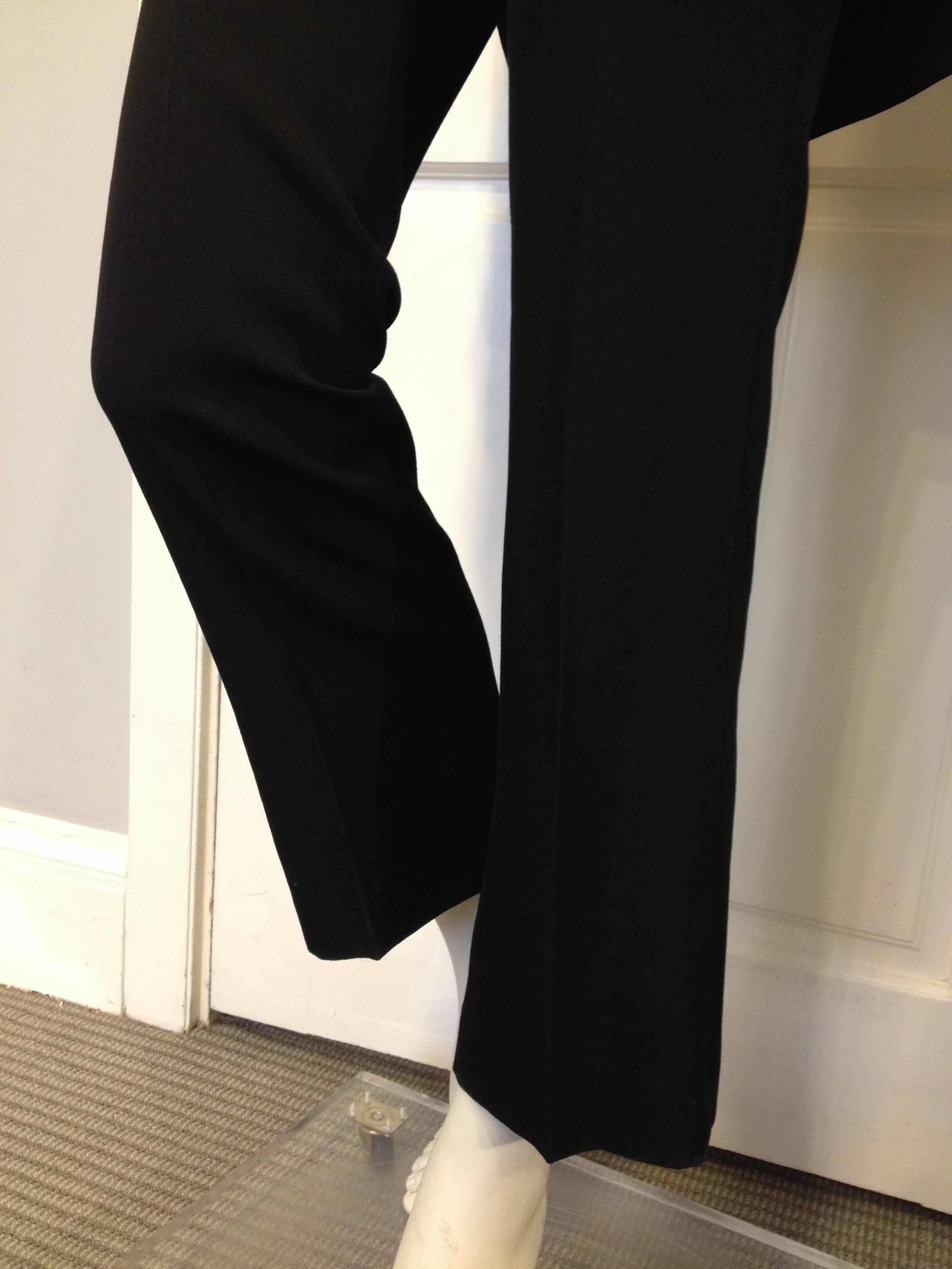 Givenchy Black Wool Pant with Tailcoat Hem 3