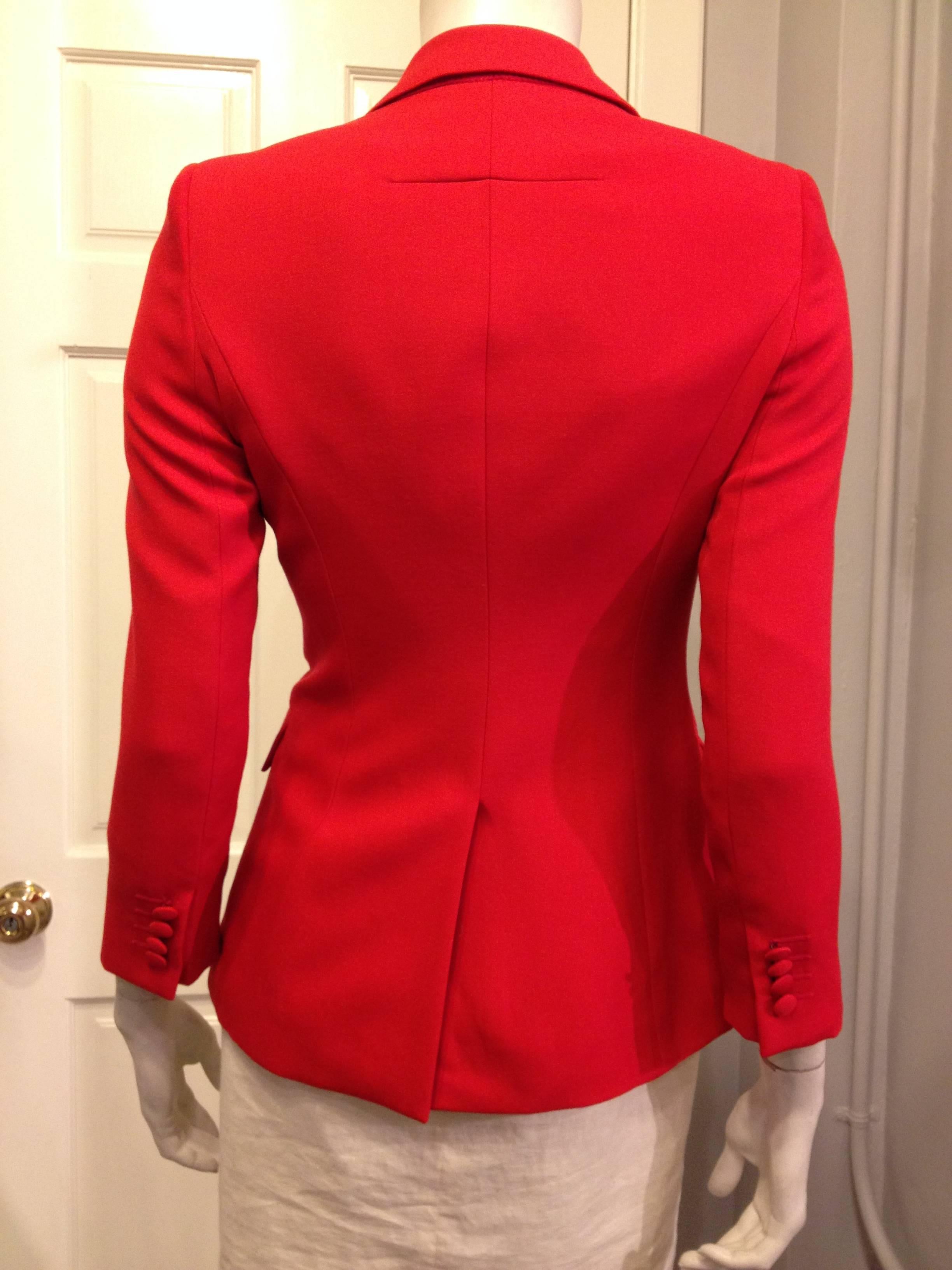 givenchy red blazer