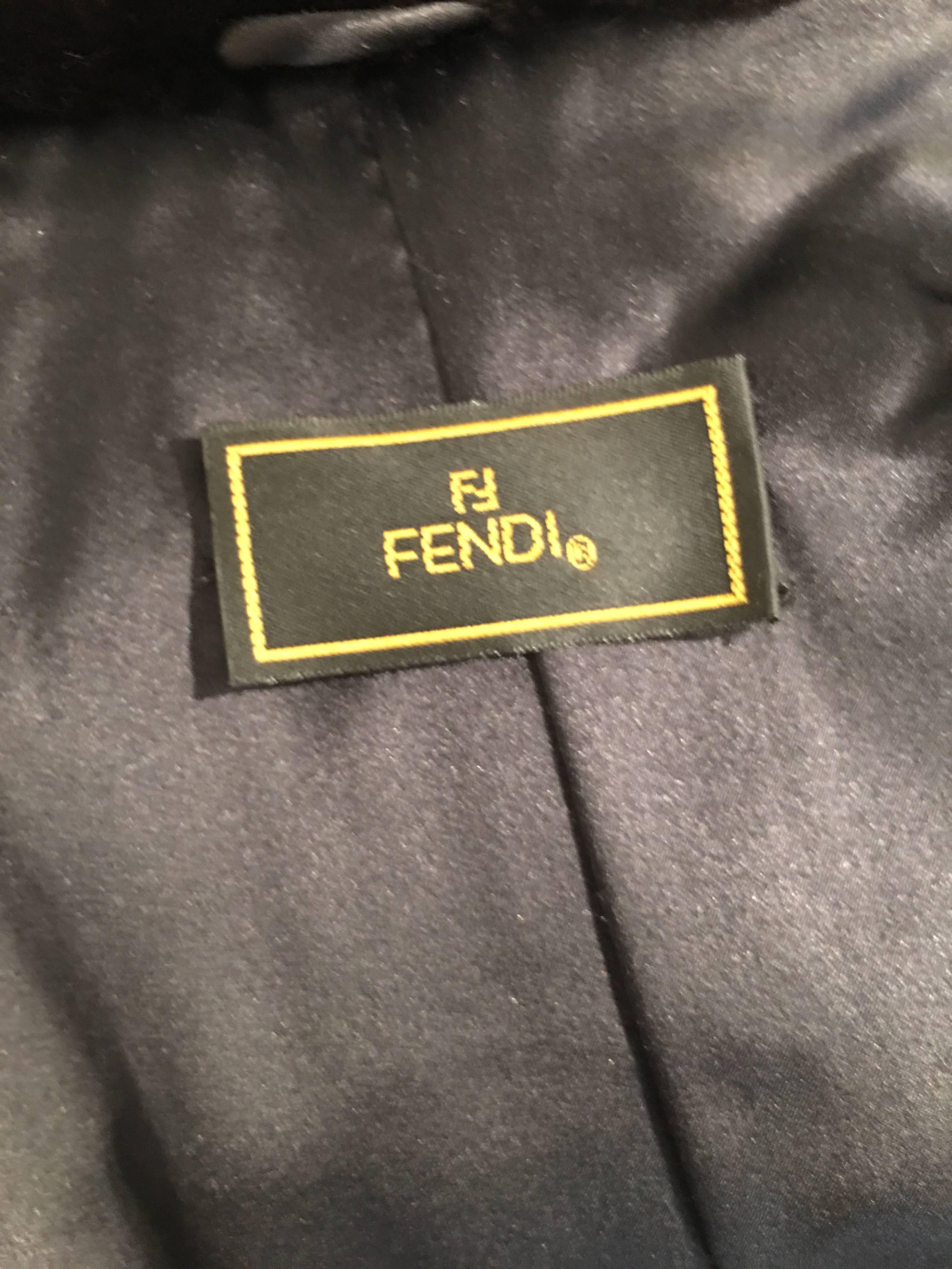 Fendi Black Mink Coat 5