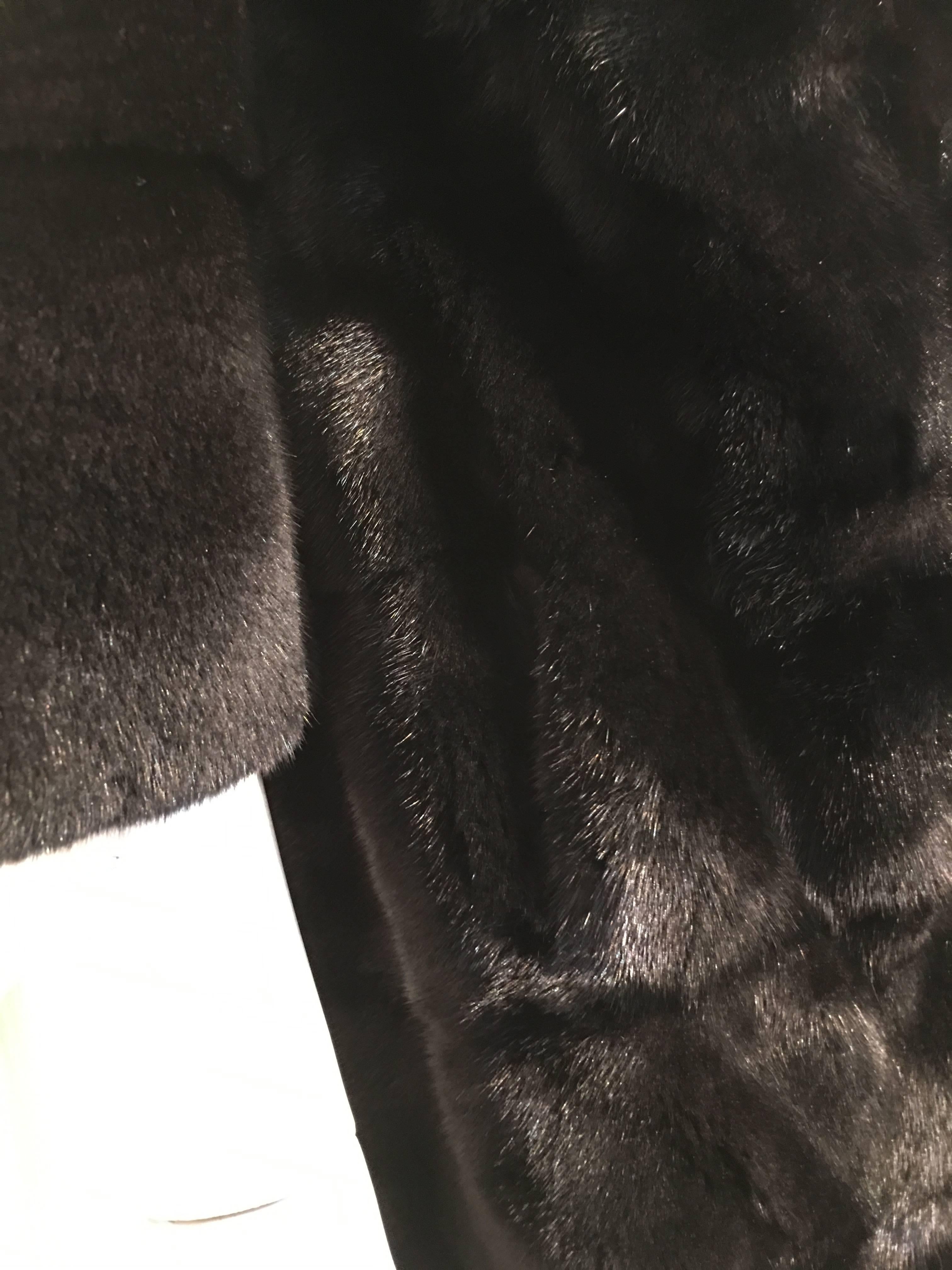 Fendi Black Mink Coat 3