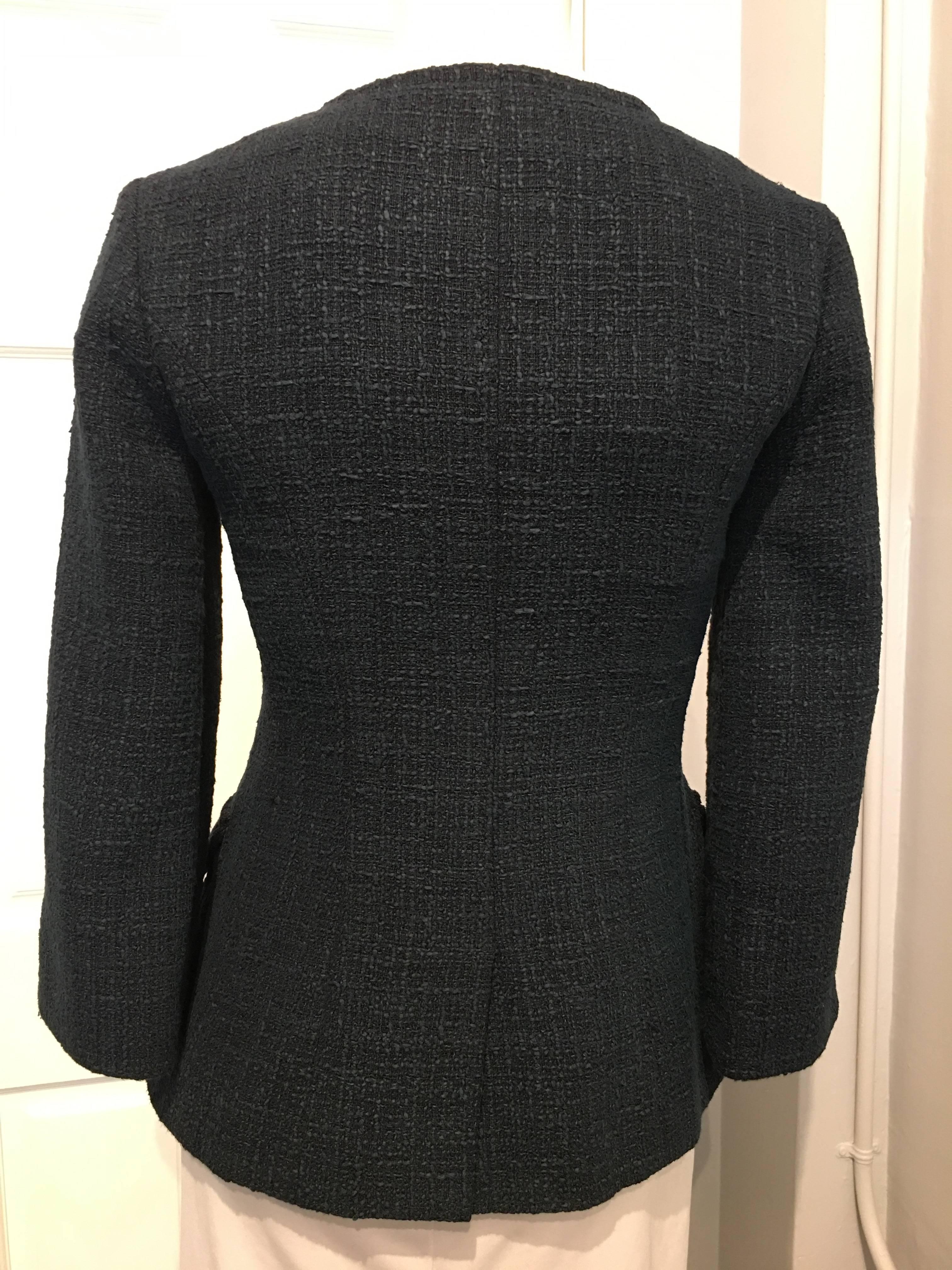 Chanel Navy Jacket In Excellent Condition For Sale In San Francisco, CA