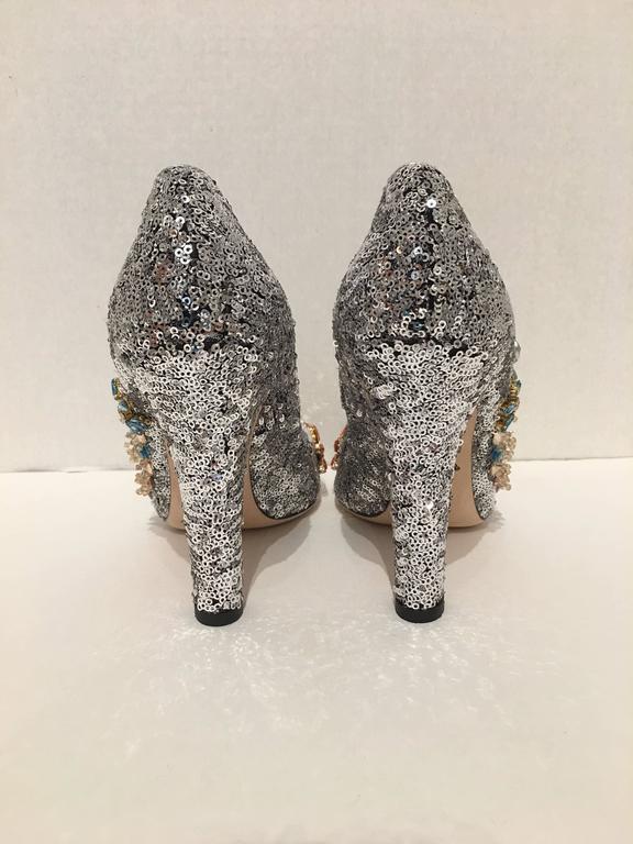 Dolce & Gabbana Black Crystal Mary Janes Booties Shoes main image 0
