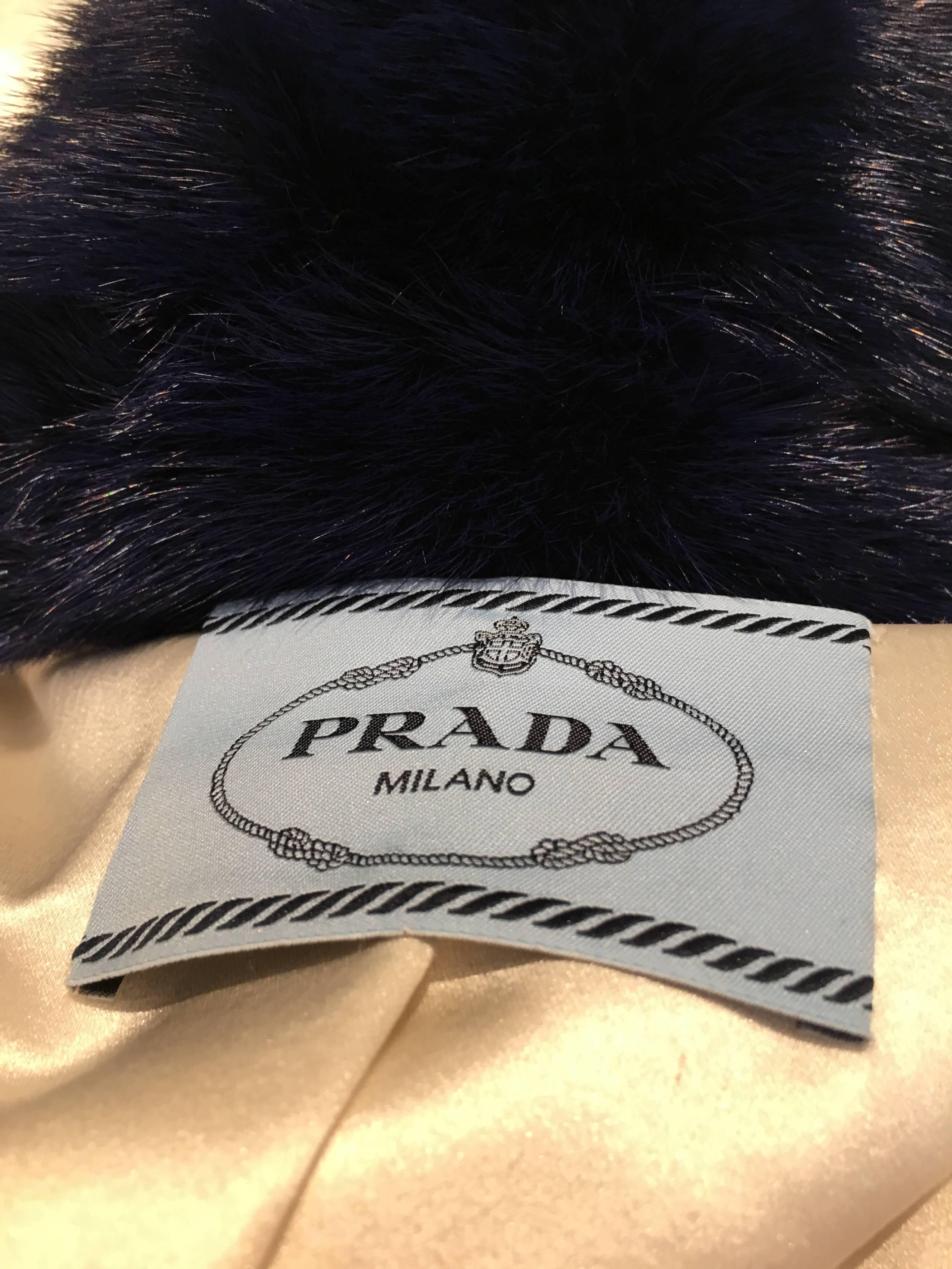 Rare Prada Face Mink Fur Coat (Spring 2014 Ready-to-Wear) 1