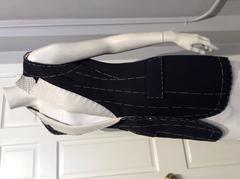 Alexander McQueen Black, Tailored, Deconstructed Wool Vest