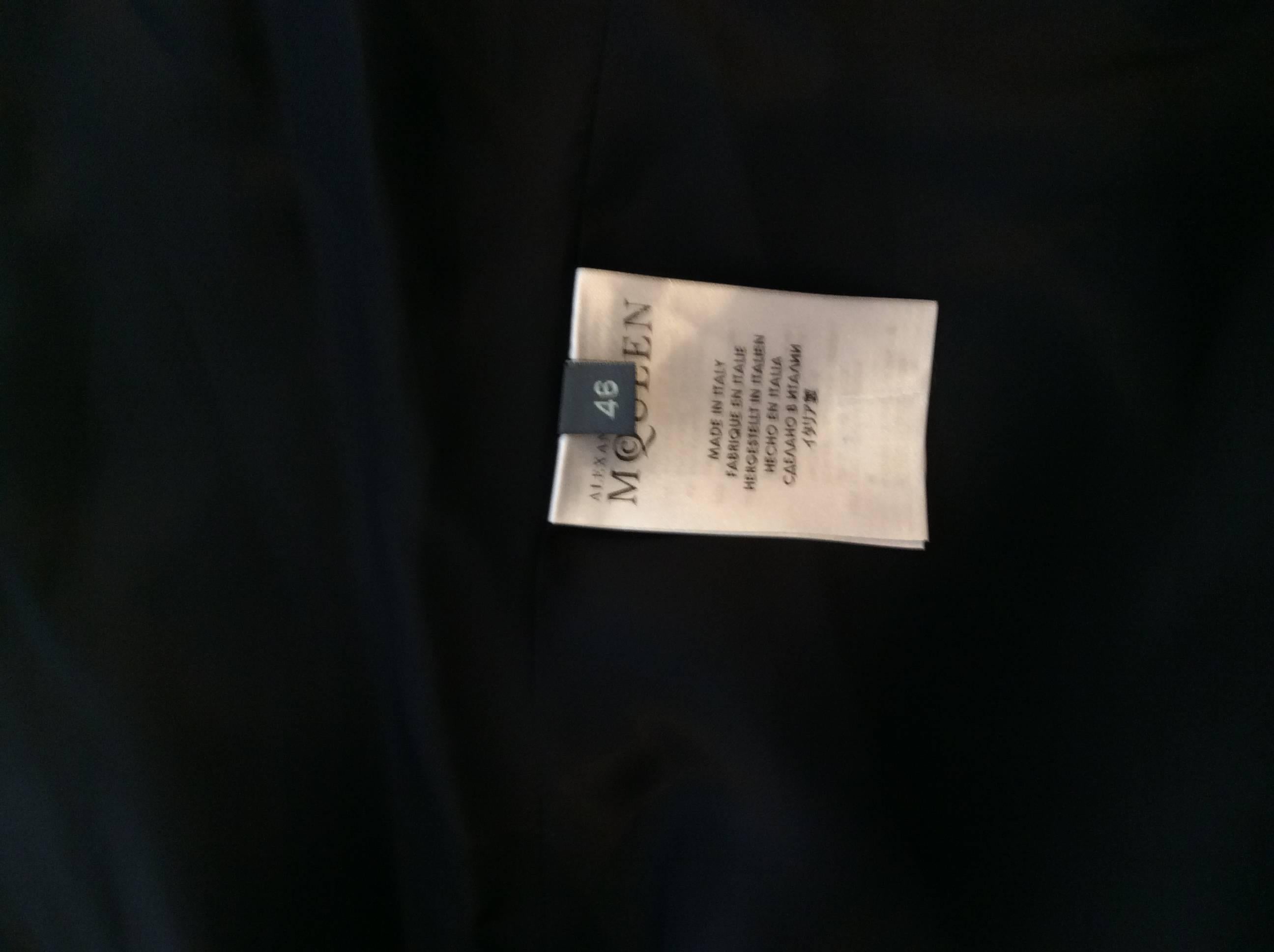 Alexander McQueen Black, Tailored, Deconstructed Wool Vest 3