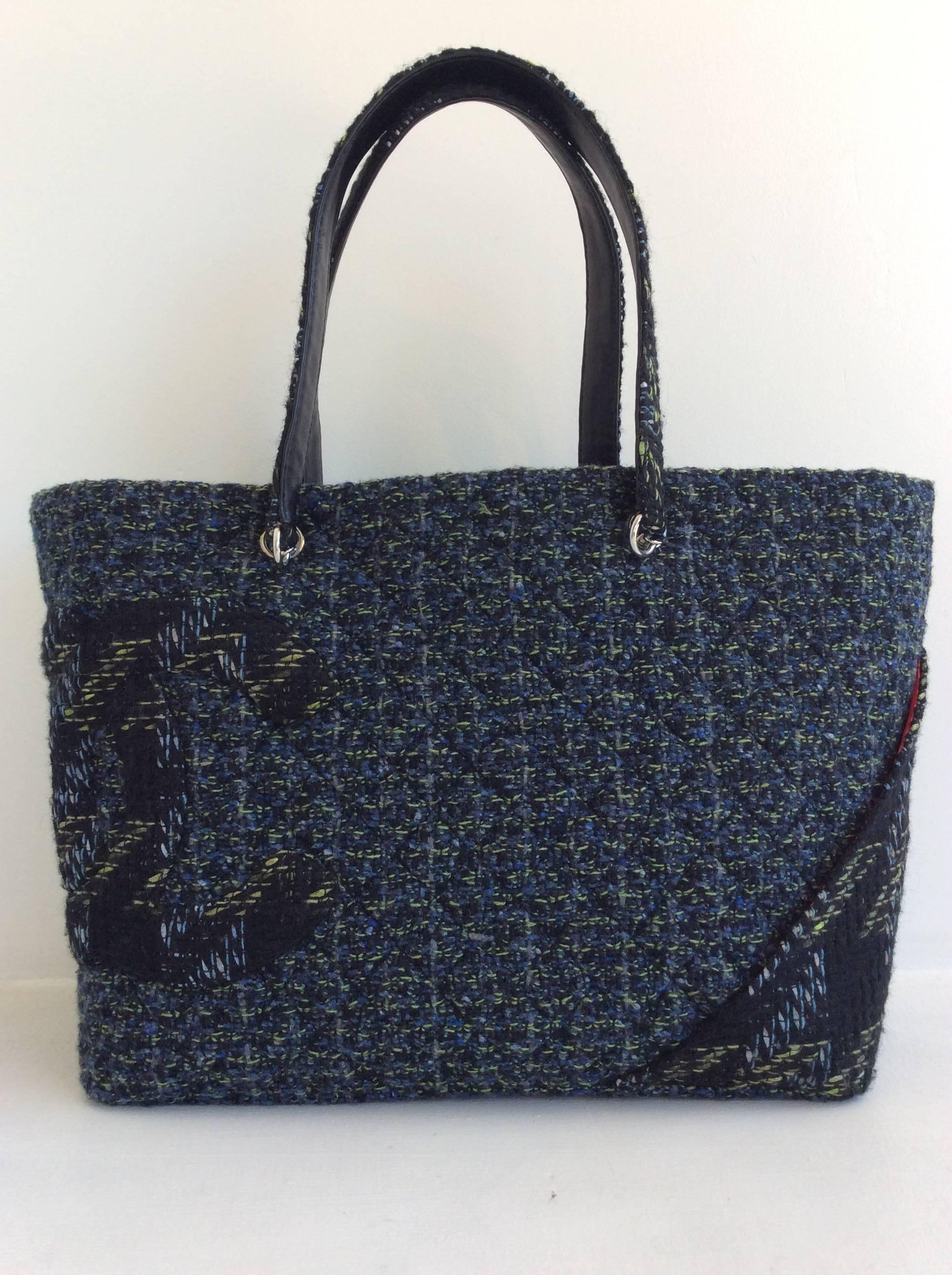 Chanel Tweed Tote  1
