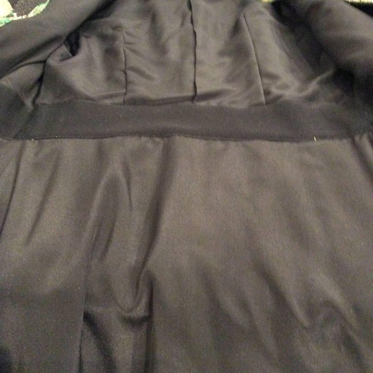 Erdem Green Gold Black Coat-Dress US Sz4 at 1stDibs | erdem green coat ...