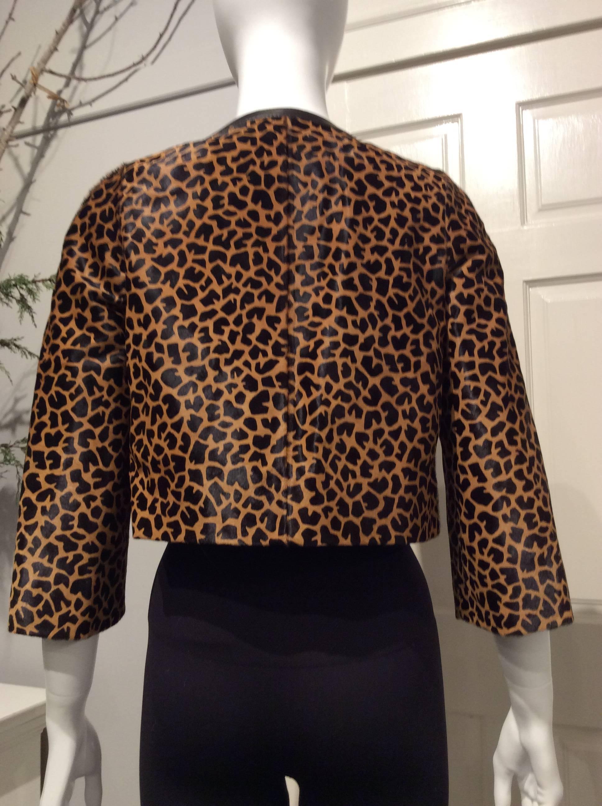 prada leopard coat