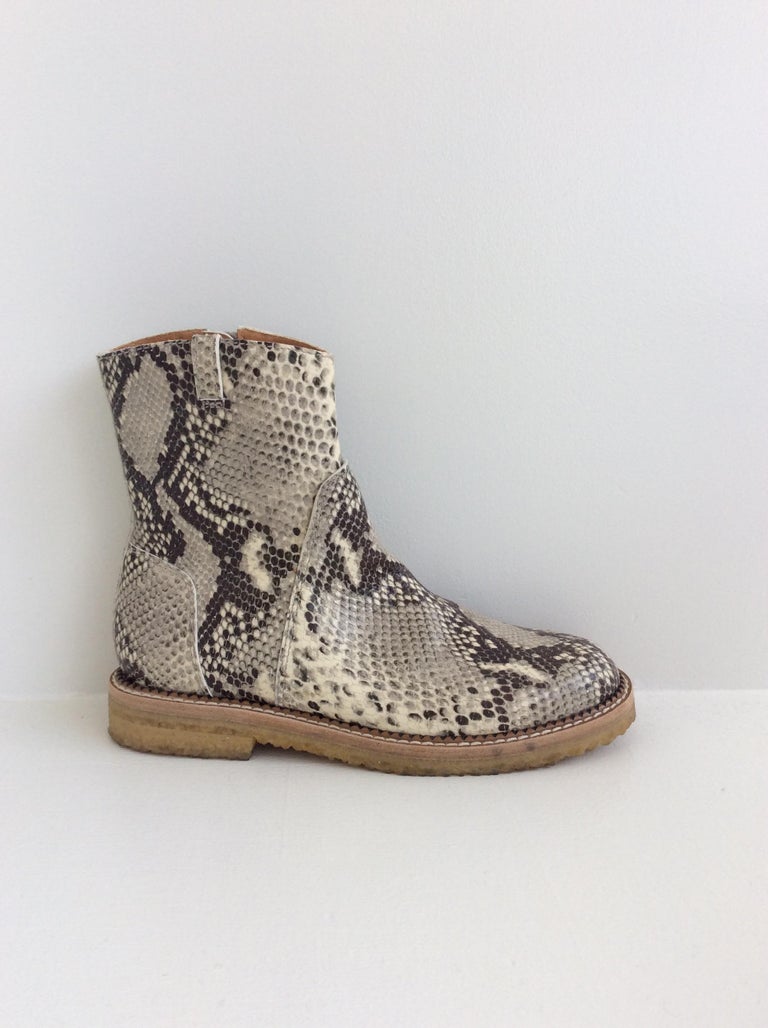 MARTIN MARGIELA snakeskin boots 39 main image 0