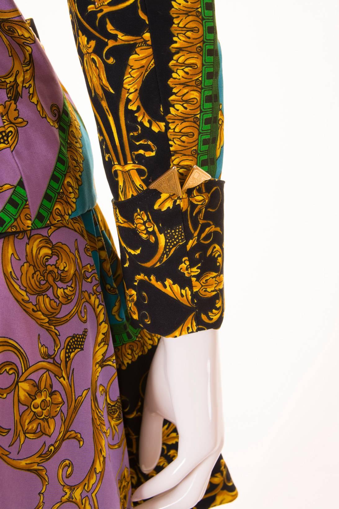 Women's Versus Gianni Versace Baroque Skirt Suit