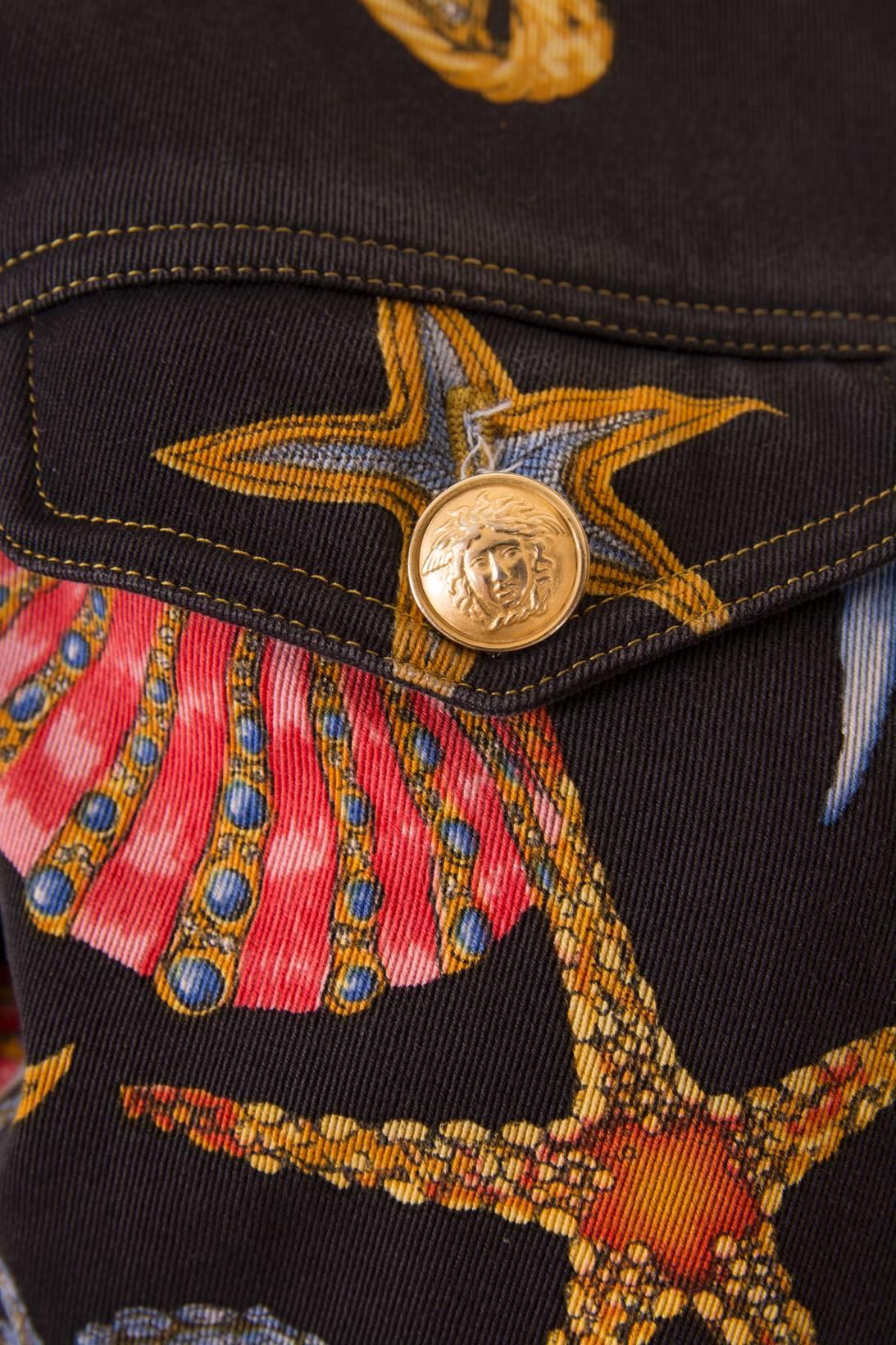 Gianni Versace Iconic Starfish and Seashell Print Jacket 1