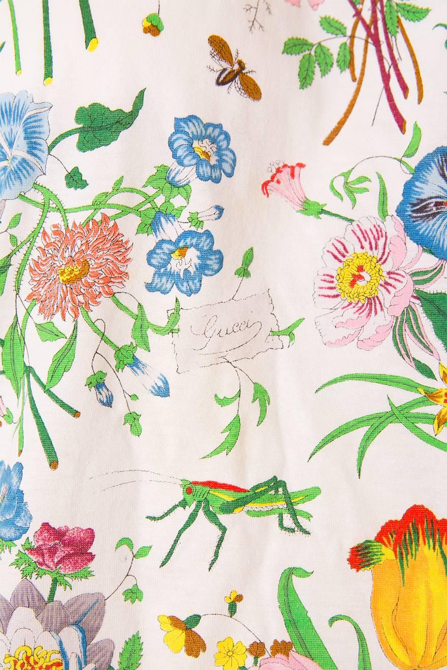 Gucci V. Accornero Flora Print Tshirt 4