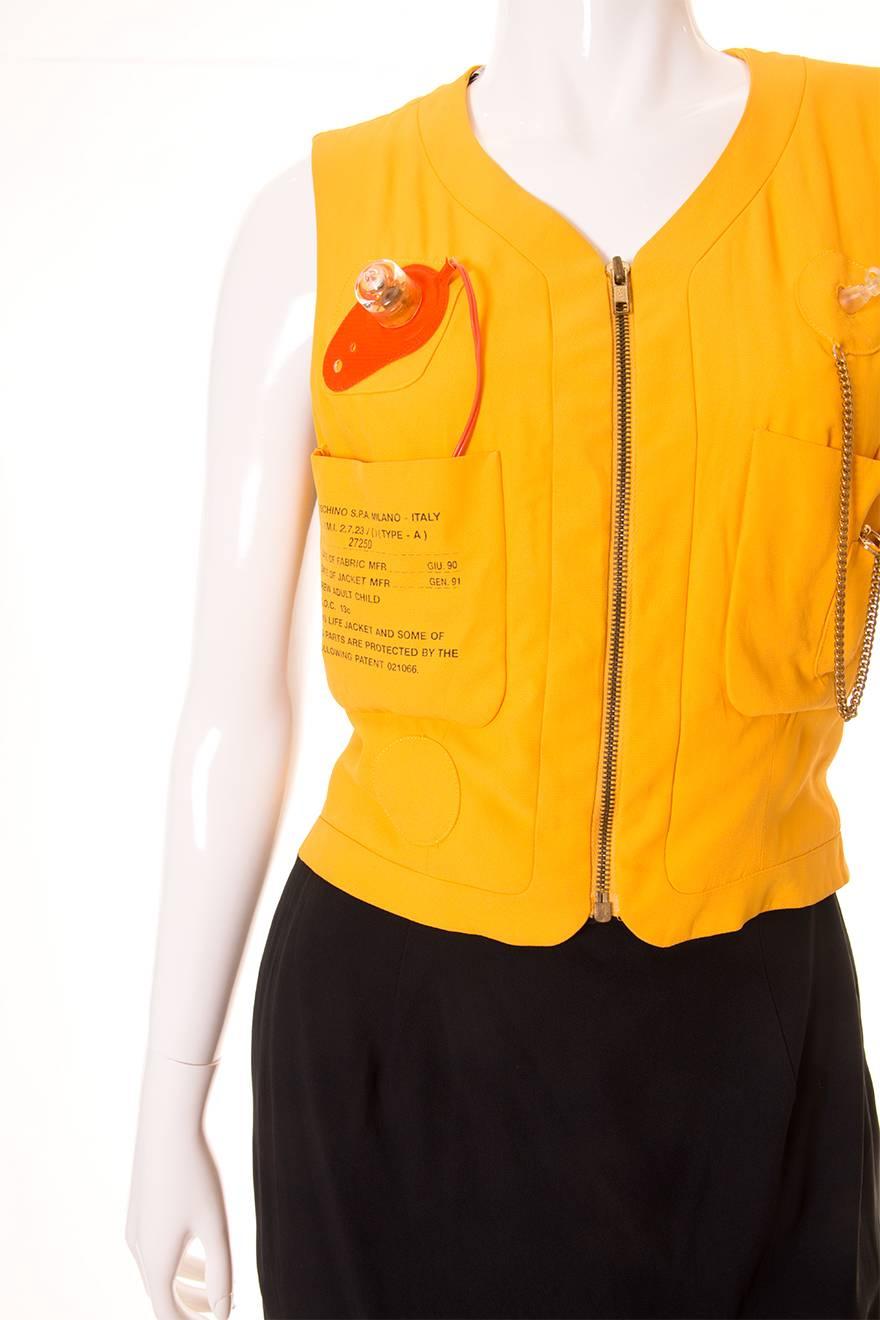 Moschino 'Cruise Me Baby' 1991 Lifesaver Dress In Excellent Condition In Brunswick West, Victoria