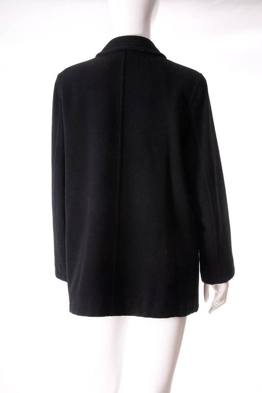 Moschino Smiley Face Pea Coat at 1stDibs