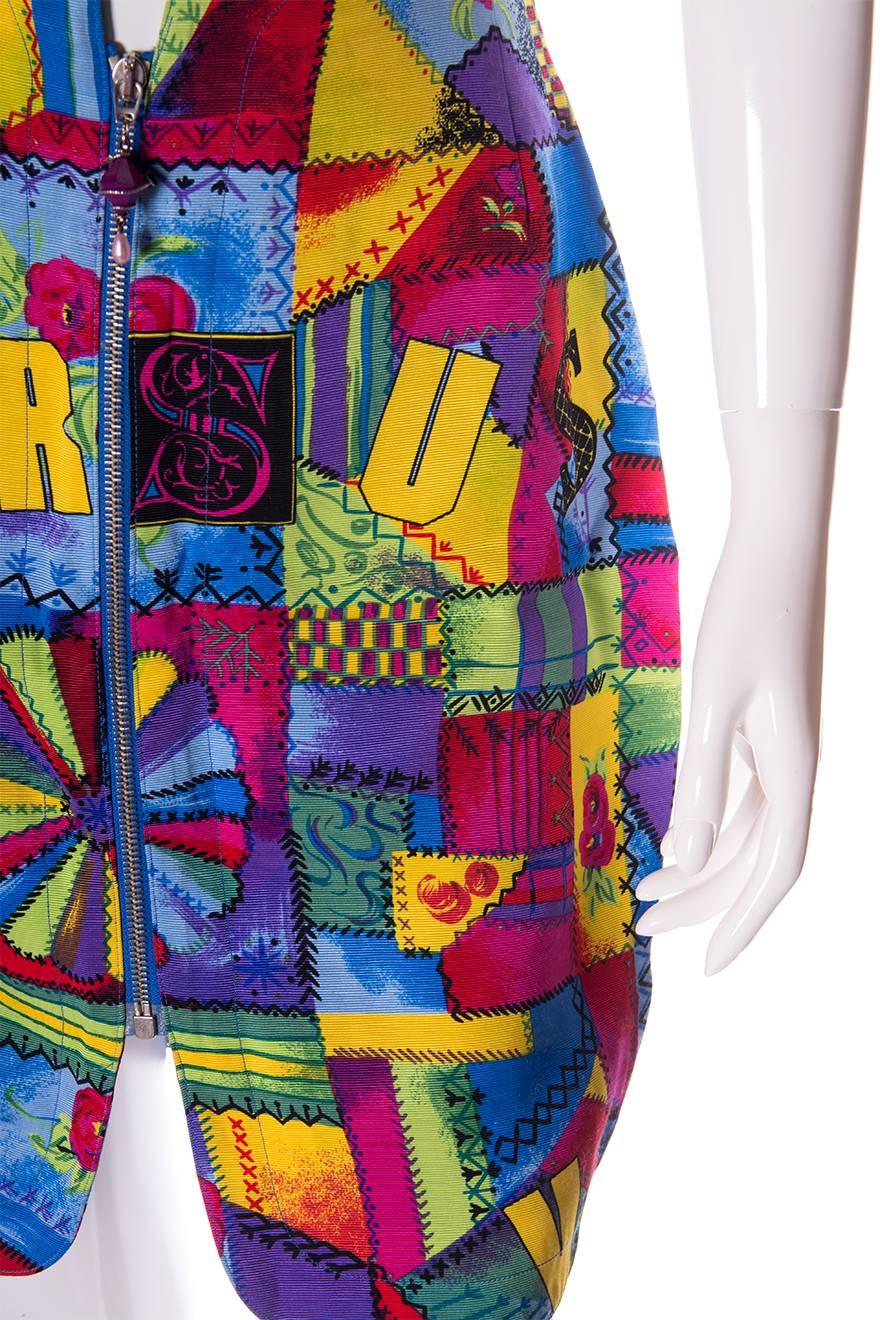 Women's Versus Gianni Versace Pop Art Print Skirt For Sale