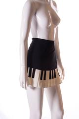 Moschino Cheap and Chic Piano Key Skirt