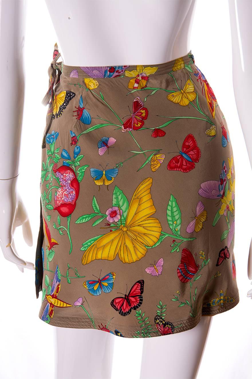 Gianni Versace Butterfly Wrap Skirt 1