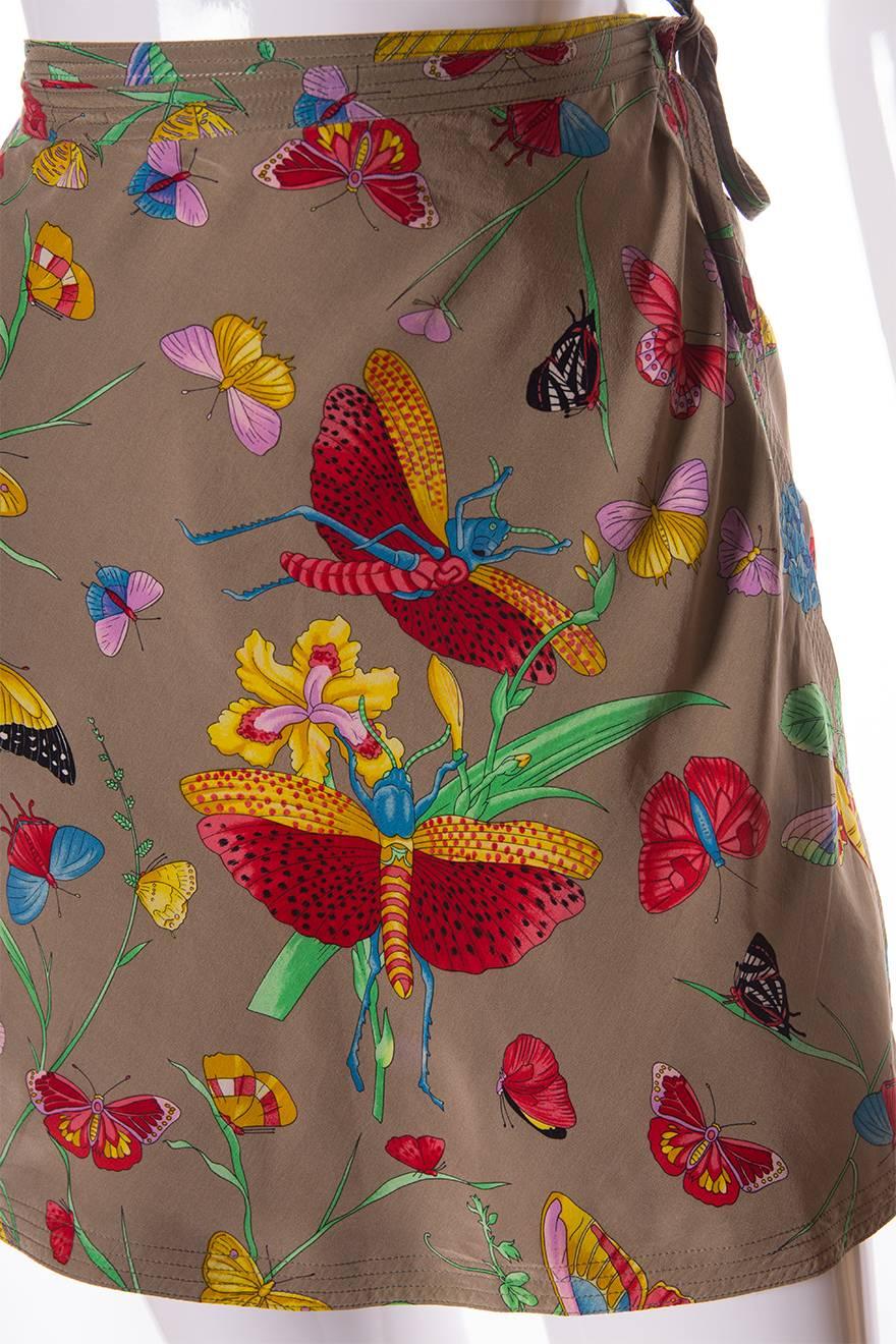 Gianni Versace Butterfly Wrap Skirt 2