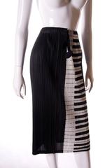Issey Miyake Pleats Please Piano Key Skirt